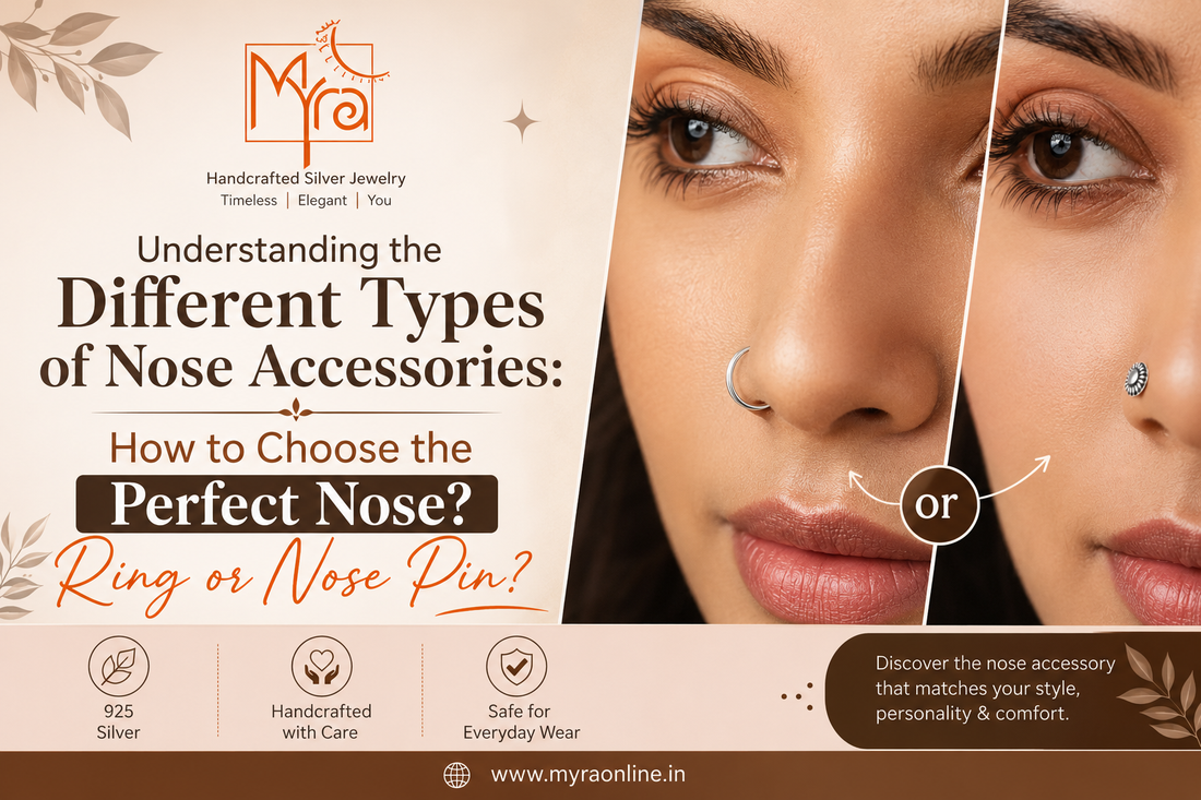 Understanding the Different Types of Nose Accessories: How to Choose the Perfect Nose? Ring or Nose Pin?