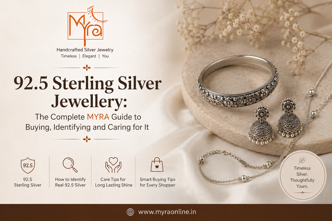 92.5 Sterling Silver Jewellery: The Complete MYRA Guide to Buying, Identifying and Caring for It