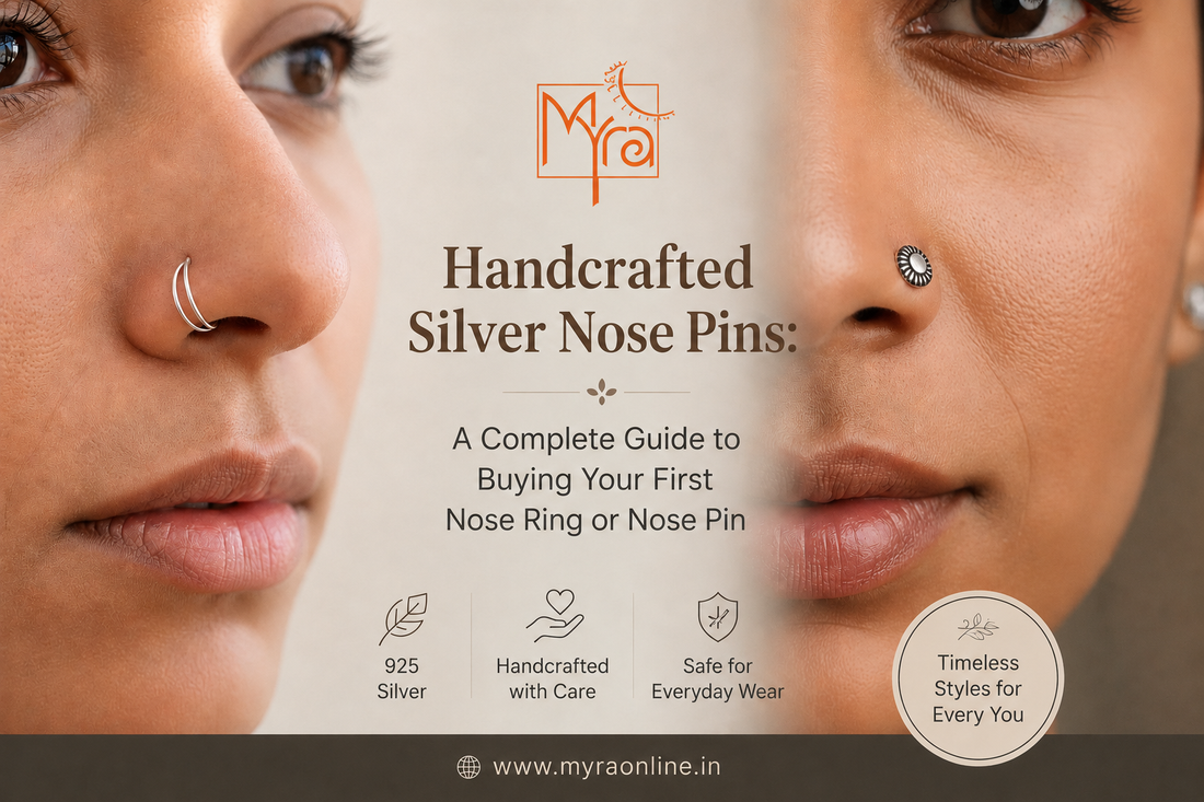 Handcrafted Silver Nose Pins: A Complete Guide to Buying Your First Nose Ring or Nose Pin