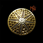 Star Motif Dual Tone Ring