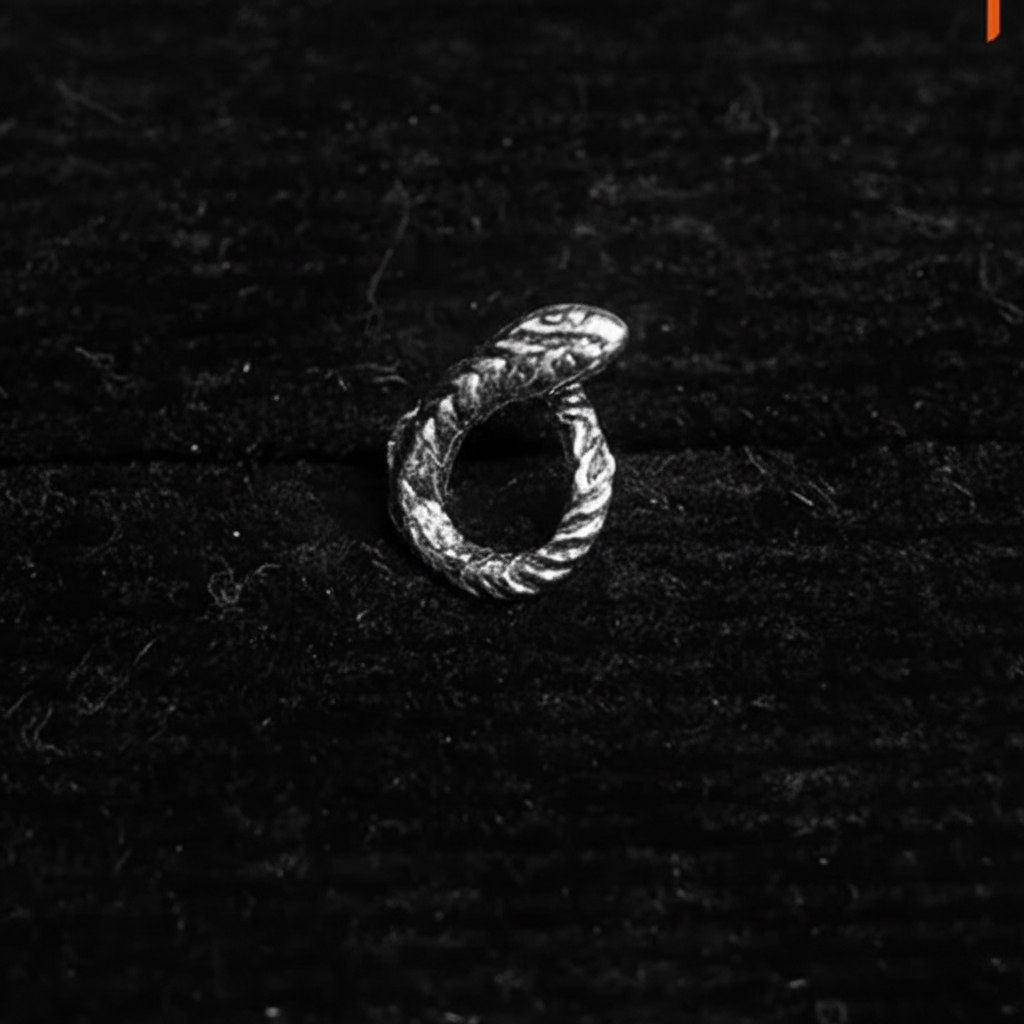 Pure Silver Snake Nosepin (Wired)