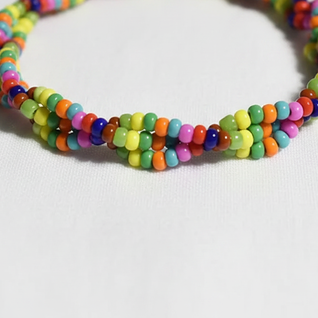 Braided Anklet : Multicolor