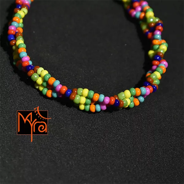 Braided Anklet : Multicolor