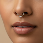 Rasa - 925 Sterling Silver Clip-On Septum Ring