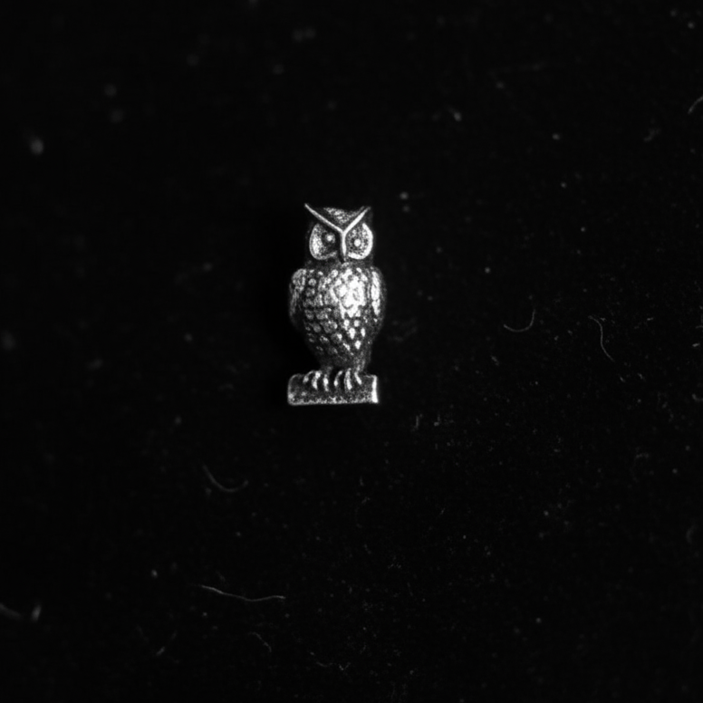 Pure Silver Owl Nosepin (Wired)
