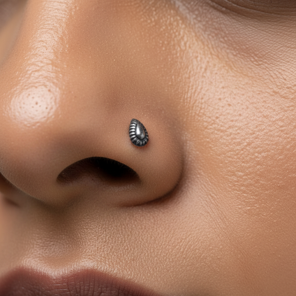 Small Teardrop Nosepin
