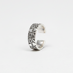 Heart Pattern Toe Ring – Handcrafted Adjustable 925 Sterling Silver Toe Ring