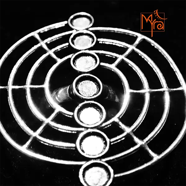 Concentric Circle with Dotted Pattern Ring
