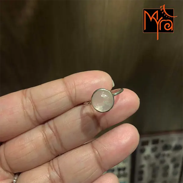 Simple Moonstone Ring