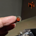 Carnelian Studded Nose Stud