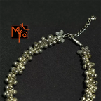 German Silver Bell Anklet : Silver