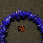 Navy Blue Uncut Stone Bracelet