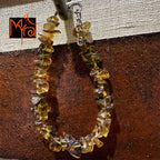 Uncut Stone Bracelet : Honey Yellow