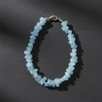 Uncut Stone Bracelet : Baby Blue