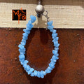Uncut Stone Bracelet : Baby Blue