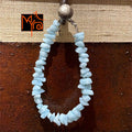 Uncut Stone Bracelet : Light Blue