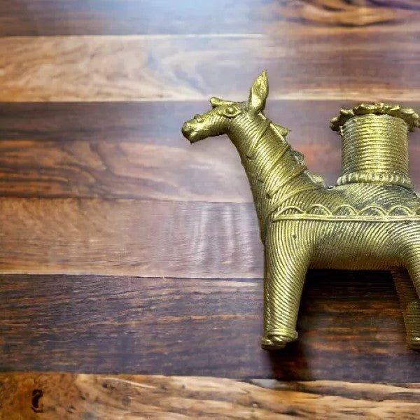 Dokra Donkey Candlestand