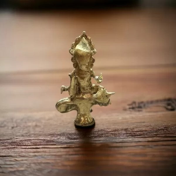 Dokra Sitting Lakshmi Figurine (Small)