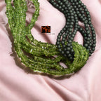Verdant Vibes: Green Bead Layered Neckace