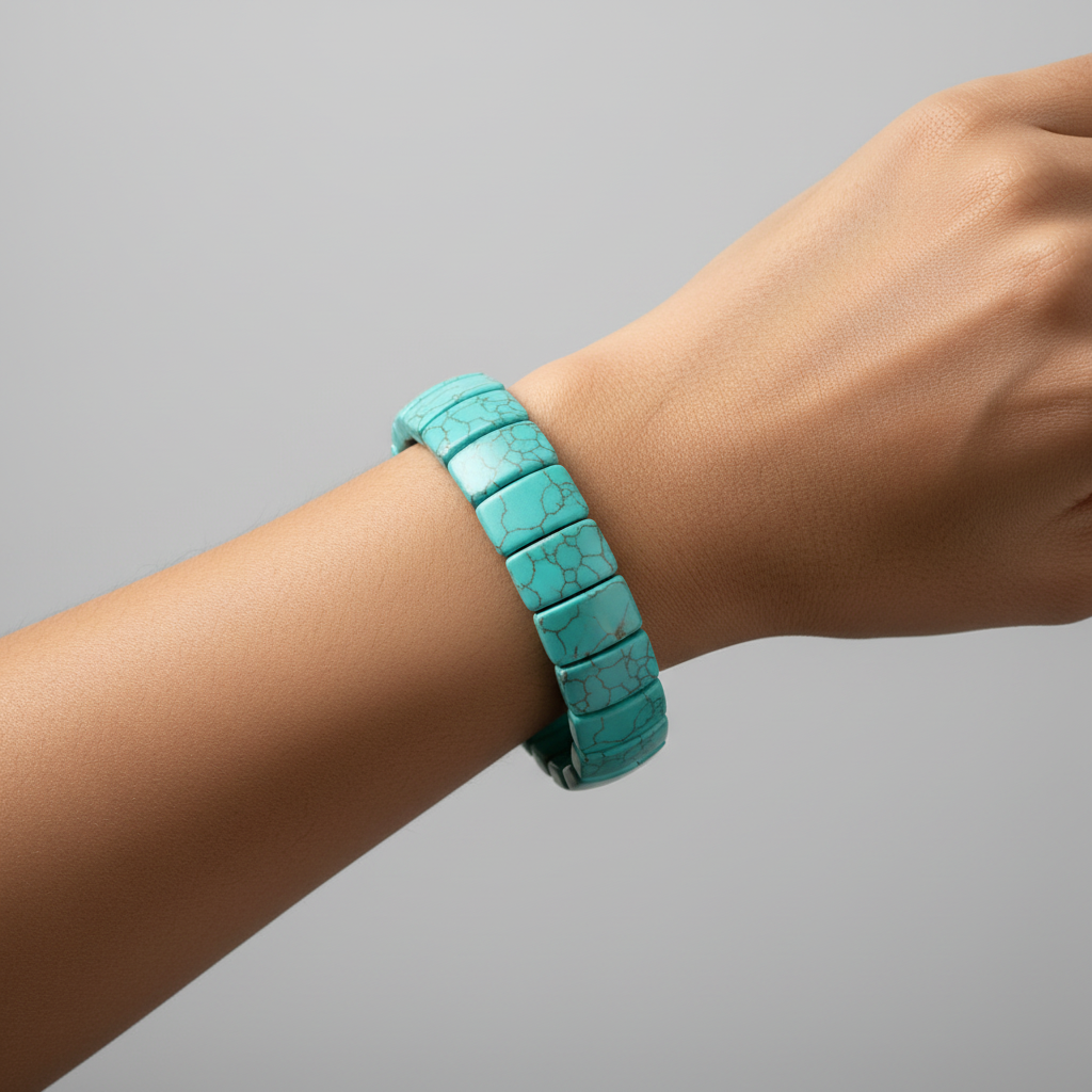 Turquoise Stone Adjustable Bracelet