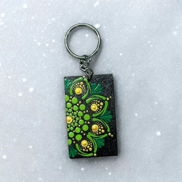 Serene Spirit Mandala Key Ring
