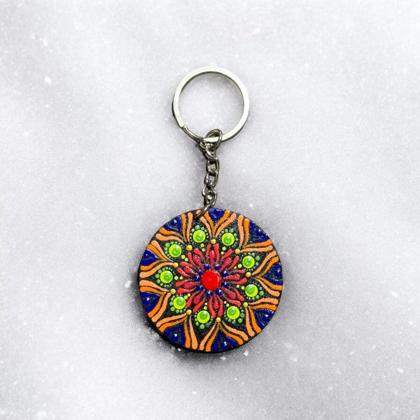 Universal Flow Mandala Key Ring