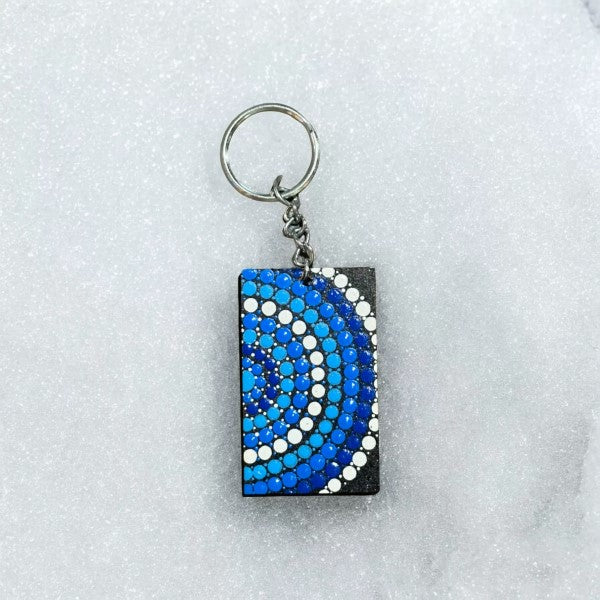 Celestial Nexus Mandala Key Ring