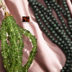 Verdant Vibes: Green Bead Layered Neckace
