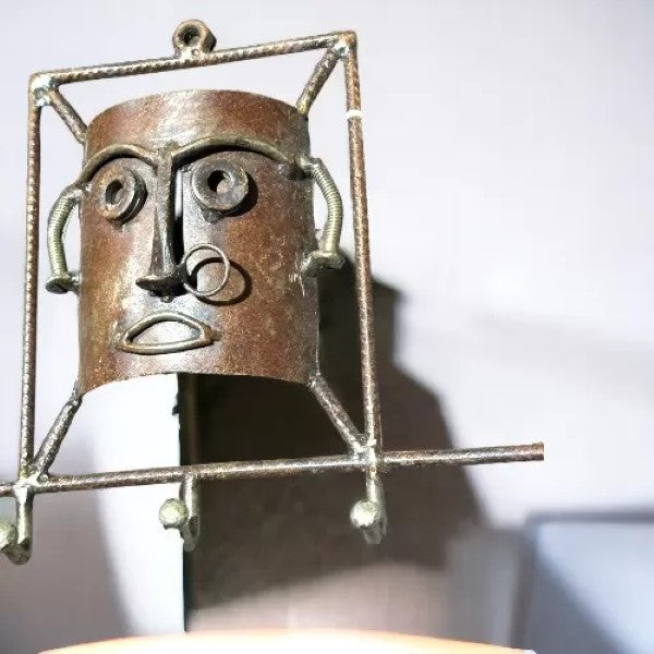 Scrap Metal Man Face Hanger