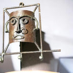 Scrap Metal Man Face Hanger