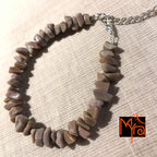 Uncut Stone Bracelet : Brown