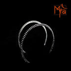 Pure Silver Bangle : (Size 26)