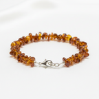 Amber Uncut Stone Bracelet