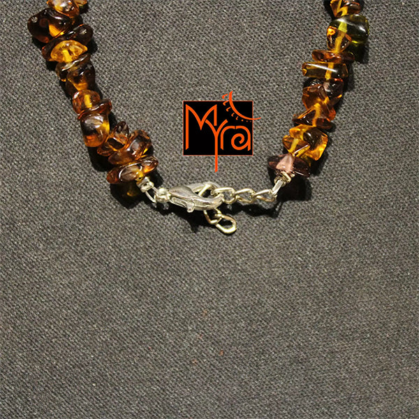Amber Uncut Stone Bracelet