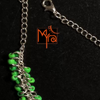 Green Beaded Bunch Bracelet