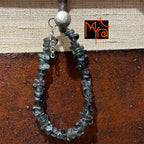 Uncut Stone Bracelet : Smoke Grey