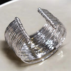 Multiple Layer Brass Bracelet : Silver