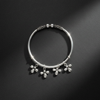 Silver Bee Bangle