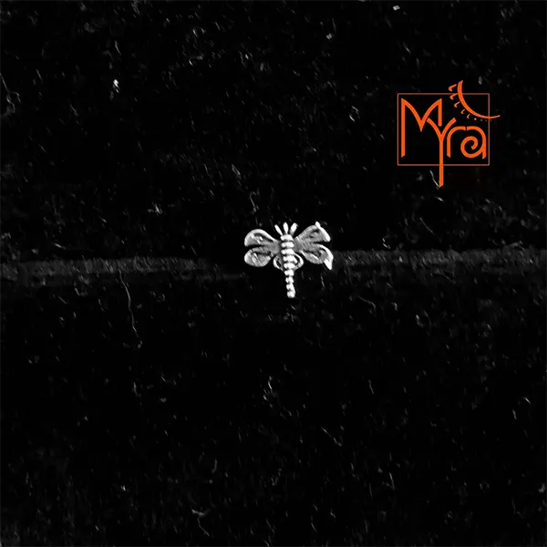 Dragonfly Nosepin Stick 92.5 sterling silver pure silver nosepin India MYRA