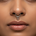 Tila - 925 Sterling Silver Clip-On Septum Ring