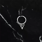 Tila - 925 Sterling Silver Clip-On Septum Ring