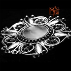 Flower Shaped Mirrorwork Ring