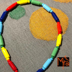 Pipe & Bead Anklet : Multicolor