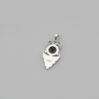 Glass Iolite Pendant