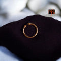Rose Blush Clip-On Septum Ring 92.5 sterling silver no piercing MYRA