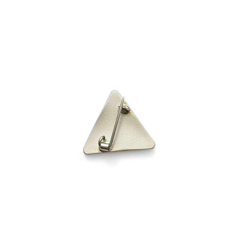 Utsaber Gaach | Christmas Tree Triangle Handpainted Brooch