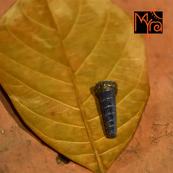 Buy lapis lazuli pure silver pendant online India MYRA