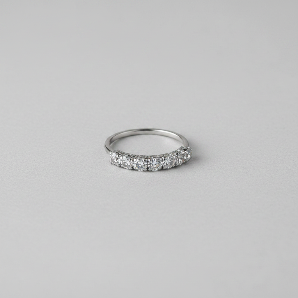 Crystal Fade Septum Ring - 925 Sterling Silver