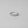 Crystal Fade Septum Ring - 925 Sterling Silver