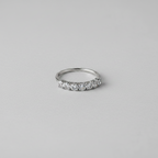 Crystal Fade Septum Ring - 925 Sterling Silver